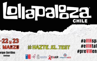 #Hazte_el_test de VIH en Lollapalooza 2025